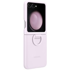 Защитный чехол Silicone Case with Ring для Samsung Galaxy Flip 5 (EF-PF731TVEGUA) - Lavender