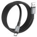 Кабель Hoco X85 Strength USB to Type-C (3A, 1m) - Black. Фото 2 из 8