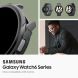 Защитный чехол Spigen (SGP) Liquid Air Case для Samsung Galaxy Watch 6 (44mm) - Matte Black. Фото 14 из 19