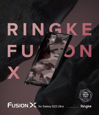 Защитный чехол RINGKE Fusion X для Samsung Galaxy S22 Ultra (S908) - Black
