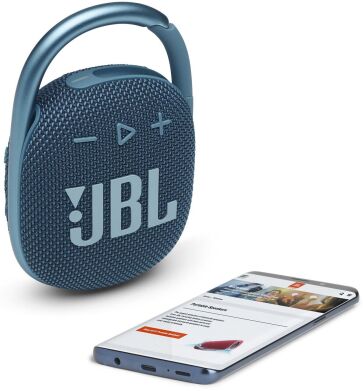 Портативная акустика JBL Clip 4 Black (JBLCLIP4BLUP) - Blue Coral