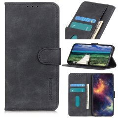 Чохол-книжка KHAZNEH Retro Wallet для Samsung Galaxy A22 5G (A226) - Black