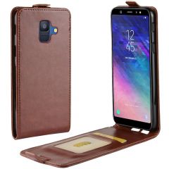 Чехол Deexe Flip Case для Samsung Galaxy A6 2018 (A600) - Brown