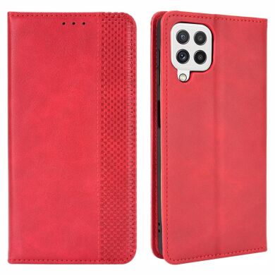 Чехол Deexe Retro Style для Samsung Galaxy A22 (A225) / M22 (M225) - Red