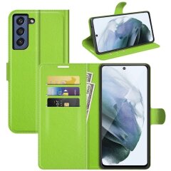 Чехол-книжка Deexe Book Type для Samsung Galaxy S21 FE (G990) - Green