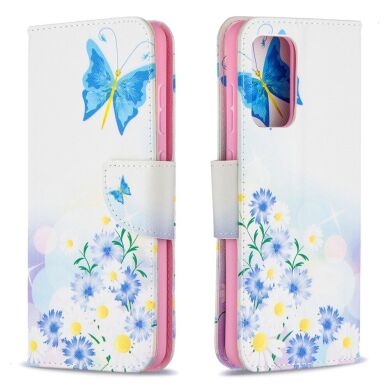 Чехол-книжка Deexe Color Wallet для Samsung Galaxy A52 (A525) / A52s (A528) - Butterfly and Flower