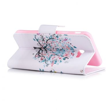 Чехол-книжка Deexe Color Wallet для Samsung Galaxy J4+ (J415) - Flowered Tree