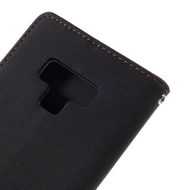 Чехол-книжка ROAR KOREA Cloth Texture для Samsung Galaxy Note 9 - Black