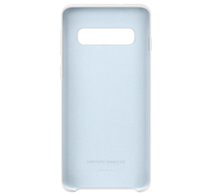 Чохол Silicone Cover для Samsung Galaxy S10 (G973) EF-PG973TWEGRU - White