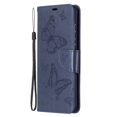 Чехол UniCase Butterfly Pattern для Samsung Galaxy A72 (А725) - Dark Blue