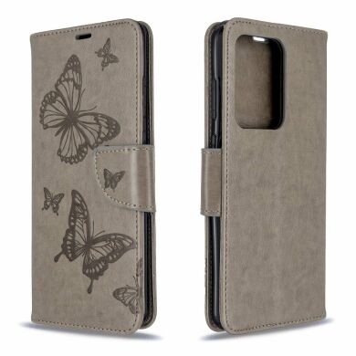 Чехол UniCase Butterfly Pattern для Samsung Galaxy S20 Ultra (G988) - Grey