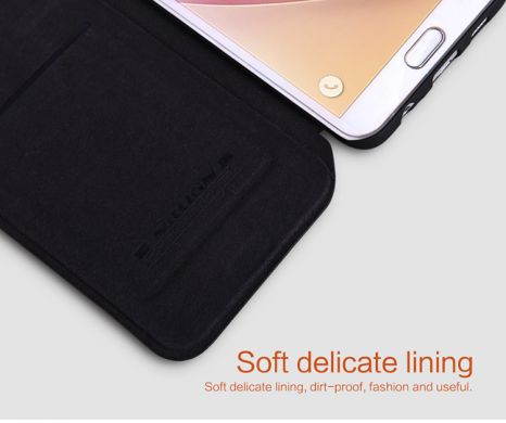 Чехол NILLKIN Qin Series для Samsung Galaxy S6 edge+ (G928) - Brown