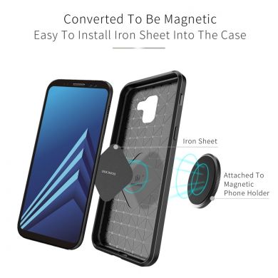 Силиконовый чехол DUX DUCIS Mojo Series для Samsung Galaxy A8+ 2018 (A730) - Black
