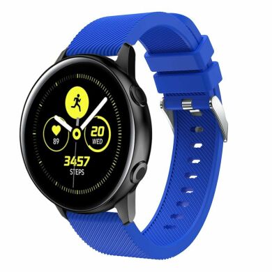 Ремешок UniCase Twill Texture для Samsung Watch Active / Active 2 40mm / Active 2 44mm - Baby Blue