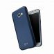 Пластиковый чехол LENUO Silky Touch для Samsung Galaxy A3 2017 (A320) - Blue. Фото 1 из 11