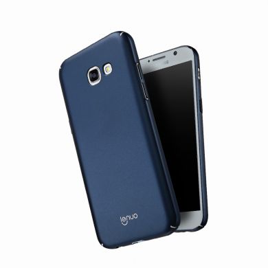 Пластиковый чехол LENUO Silky Touch для Samsung Galaxy A3 2017 (A320) - Blue
