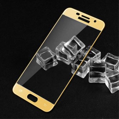 Защитное стекло IMAK 3D Full Protect для Samsung Galaxy A7 2017 (A720) - Gold