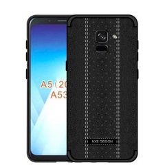 Защитный чехол NXE Leather Cover для Samsung Galaxy A8 2018 (A530) - Black