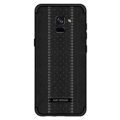 Защитный чехол NXE Leather Cover для Samsung Galaxy A8 2018 (A530) - Black