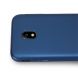 Пластиковый чехол LENUO Silky Touch для Samsung Galaxy J7 2017 (J730) - Blue. Фото 5 из 12