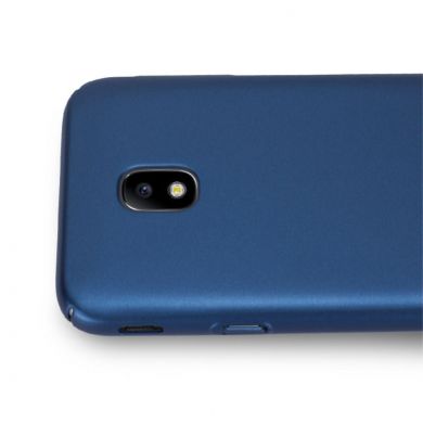 Пластиковый чехол LENUO Silky Touch для Samsung Galaxy J7 2017 (J730) - Blue