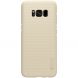 Пластиковый чехол NILLKIN Frosted Shield для Samsung Galaxy S8 Plus (G955) + пленка - Gold. Фото 5 из 14