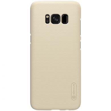 Пластиковый чехол NILLKIN Frosted Shield для Samsung Galaxy S8 Plus (G955) + пленка - Gold