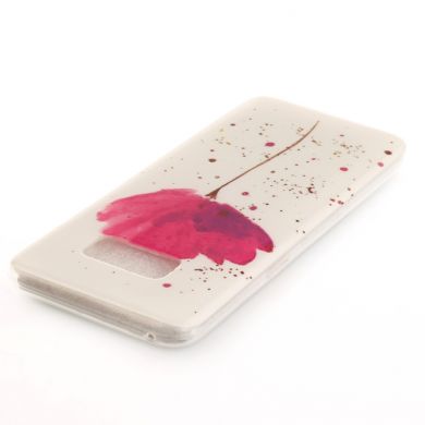 Силиконовый (TPU) чехол Deexe Life Style для Samsung Galaxy S8 (G950) - Red Flower