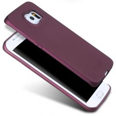 Силиконовый чехол X-LEVEL Matte для Samsung Galaxy S6 edge (G925) - Wine Red