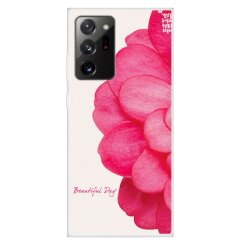 Силиконовый (TPU) чехол Deexe Life Style для Samsung Galaxy Note 20 Ultra (N985) - Flower Petal