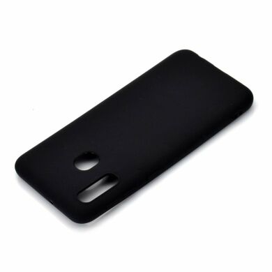 Силиконовый (TPU) чехол Deexe Matte Case для Samsung Galaxy A20e (A202) - Black