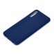 Силиконовый (TPU) чехол Deexe Matte Case для Samsung Galaxy A50 (A505) / A30s (A307) / A50s (A507) - Dark Blue. Фото 3 из 8
