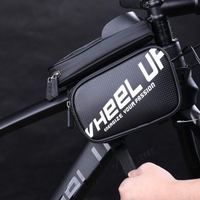 Сумка-держатель для велосипеда WHEEL UP Bicycle Bag для смартфонов с диагональю до 6.5 дюймов - Black