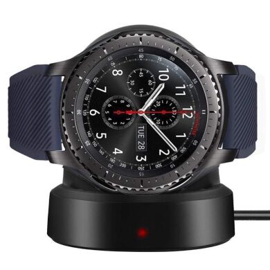 Зарядное устройство Deexe Wireless Charging Cradle для Samsung Galaxy Watch 46mm / Watch 42mm / Gear S2 / Gear S3 - Black