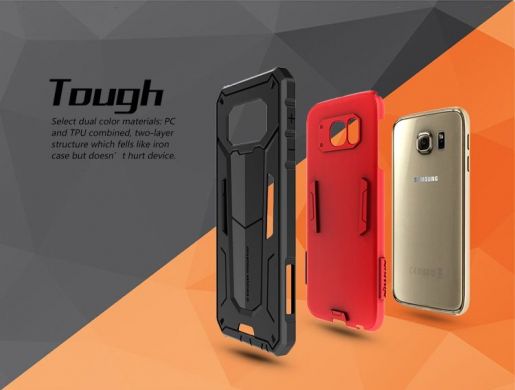Защитная накладка NILLKIN Defender II Series для Samsung Galaxy S6 (G920) - Orange