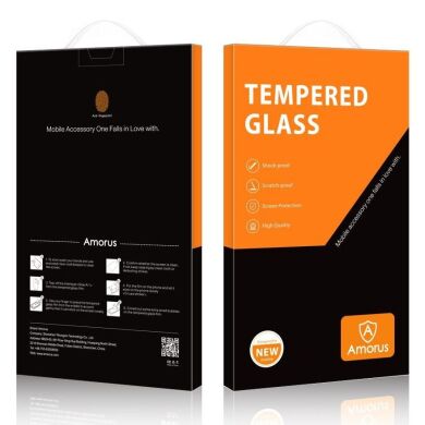 Защитное стекло AMORUS Full Glue Tempered Glass для Samsung Galaxy A35 (A356) / A55 (A556) - Black