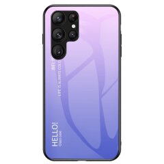 Захисний чохол Deexe Gradient Color для Samsung Galaxy S23 Ultra - Pink / Purple