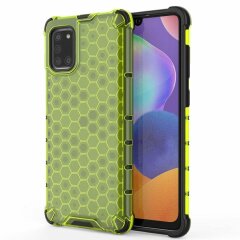 Защитный чехол Deexe Honeycomb Series для Samsung Galaxy A31 (A315) - Green