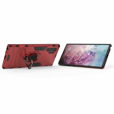 Защитный чехол Deexe Hybrid Case для Samsung Galaxy Note 10+ (N975) - Red