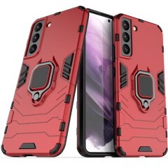 Захисний чохол Deexe Hybrid Case для Samsung Galaxy S22 - Red
