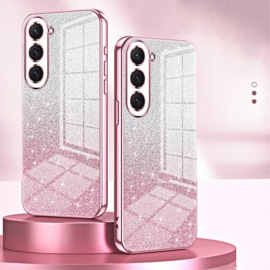 Защитный чехол Deexe Sparkles Cover для Samsung Galaxy S23 (S911) - Pink