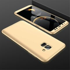 Захисний чохол GKK Double Dip Case для Samsung Galaxy A8 (A530) - Gold
