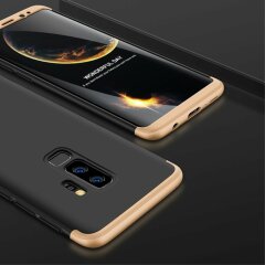 Защитный чехол GKK Double Dip Case для Samsung Galaxy S9+ (G965) - Black / Gold