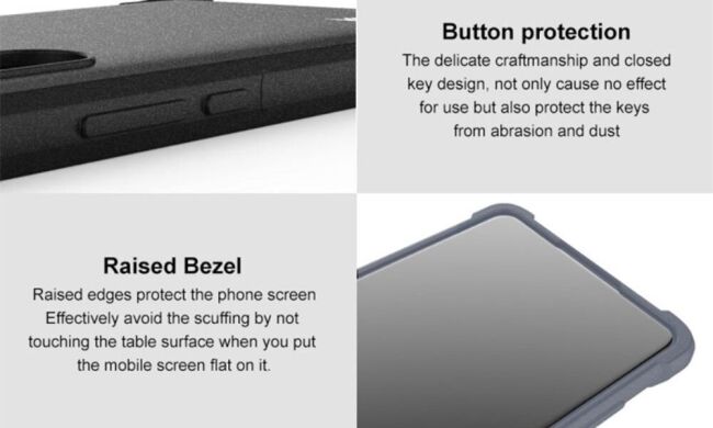 Защитный чехол IMAK Airbag Sand Case для Samsung Galaxy S23 (S911) - Grey