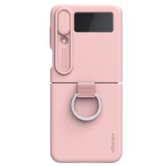 Захисний чохол NILLKIN CamShield Silky Silicone Case (FF) для Samsung Galaxy Flip 4 - Pink