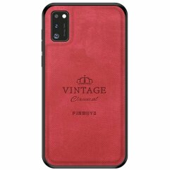 Защитный чехол PINWUYO Vintage Series для Samsung Galaxy A41 (A415) - Red