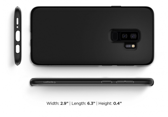 Защитный чехол SGP Liquid Crystal для Samsung Galaxy S9 Plus (G965) - Black
