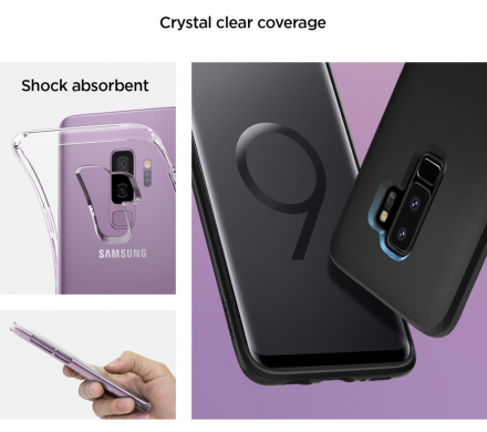 Защитный чехол SGP Liquid Crystal для Samsung Galaxy S9 Plus (G965) - Black