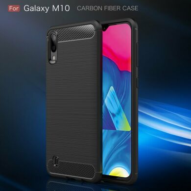 Защитный чехол UniCase Carbon для Samsung Galaxy M10 - Red