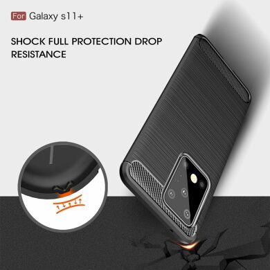 Защитный чехол UniCase Carbon для Samsung Galaxy S20 Ultra (G988) - Navy Blue